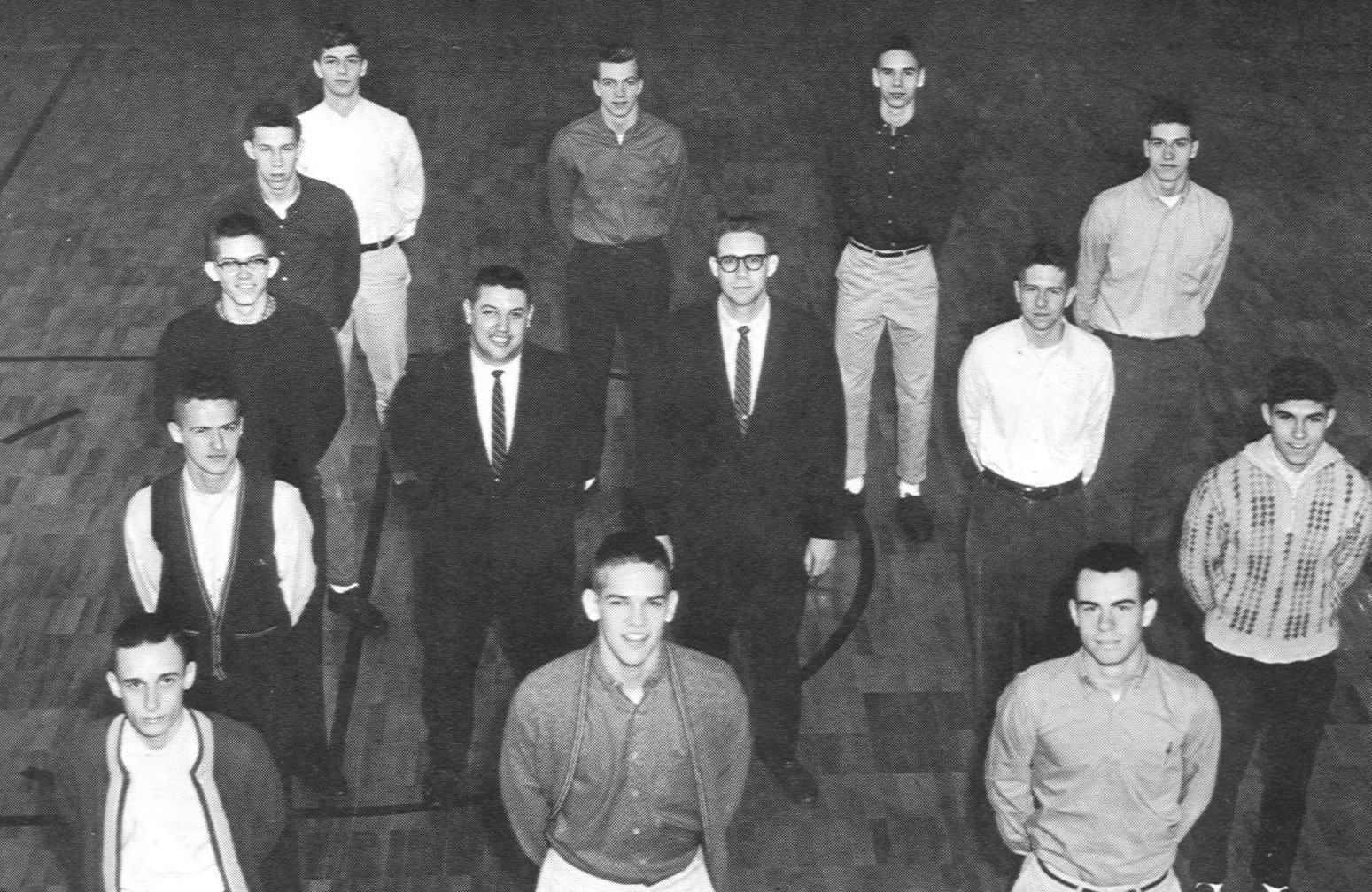 Bayless High "B" Club team photo, Class of 1963